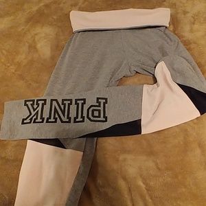 Women's vs pink leggings